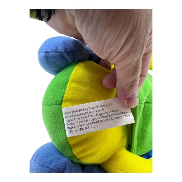 Monday the Bullfrog Huggable Puppet Stuffed Plush Concept Book Days of Week - Picture 7 of 12